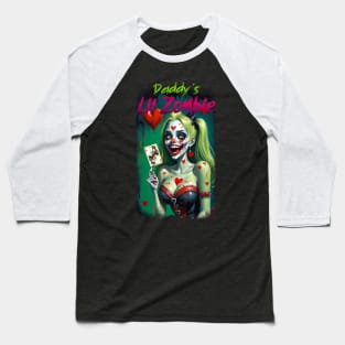 Daddy's Lil Zombie 02 Baseball T-Shirt